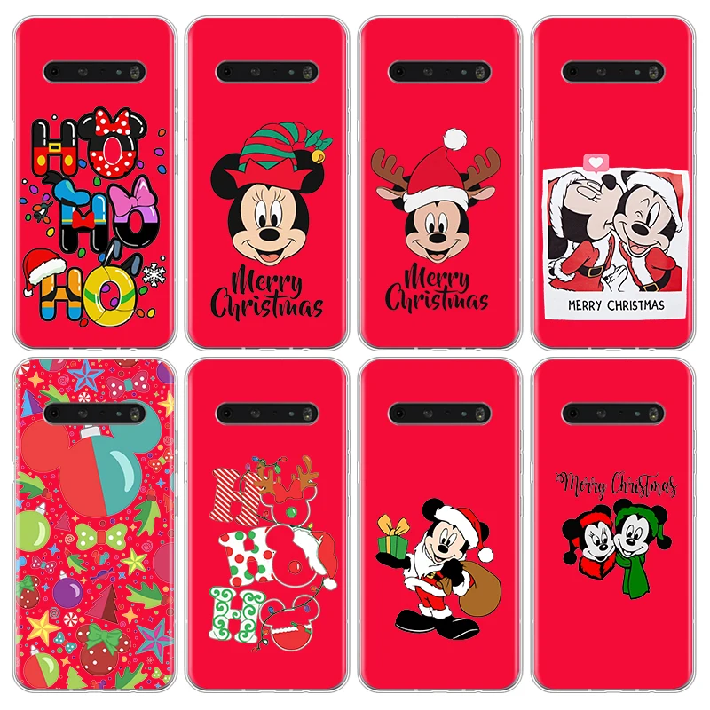 

Mickey Minnie Christmas For LG G8 V30 V35 V40 V50 V60 Q60 K40S K50S K41S K51S K61 K71 K22 K31 K42 K92 ThinQ 5G Phone Case