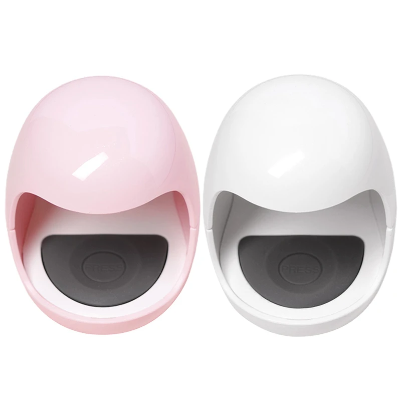 

Nail Dryer Mini Egg Shape 3W USB UV LED Lamp Nail Art Manicure Tools Pink 45s / 60s Fast Drying Curing Light for Gel Polish