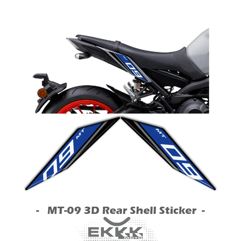 

Обтекатель для мотоцикла YAMAHA MT-09 MT09 FZ09 MT09SP SP задний хвост 3D Защитная Наклейка переводная картинка 09 MT LOGO