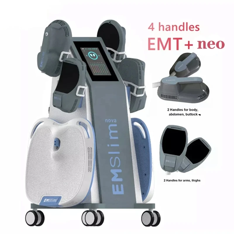 

Emslim Neo Sculpting Muscle Lose Weight Fat Burner Device Pelvic Floor 2 And 4 Handle Ems Muscle Building Stimulator Machine