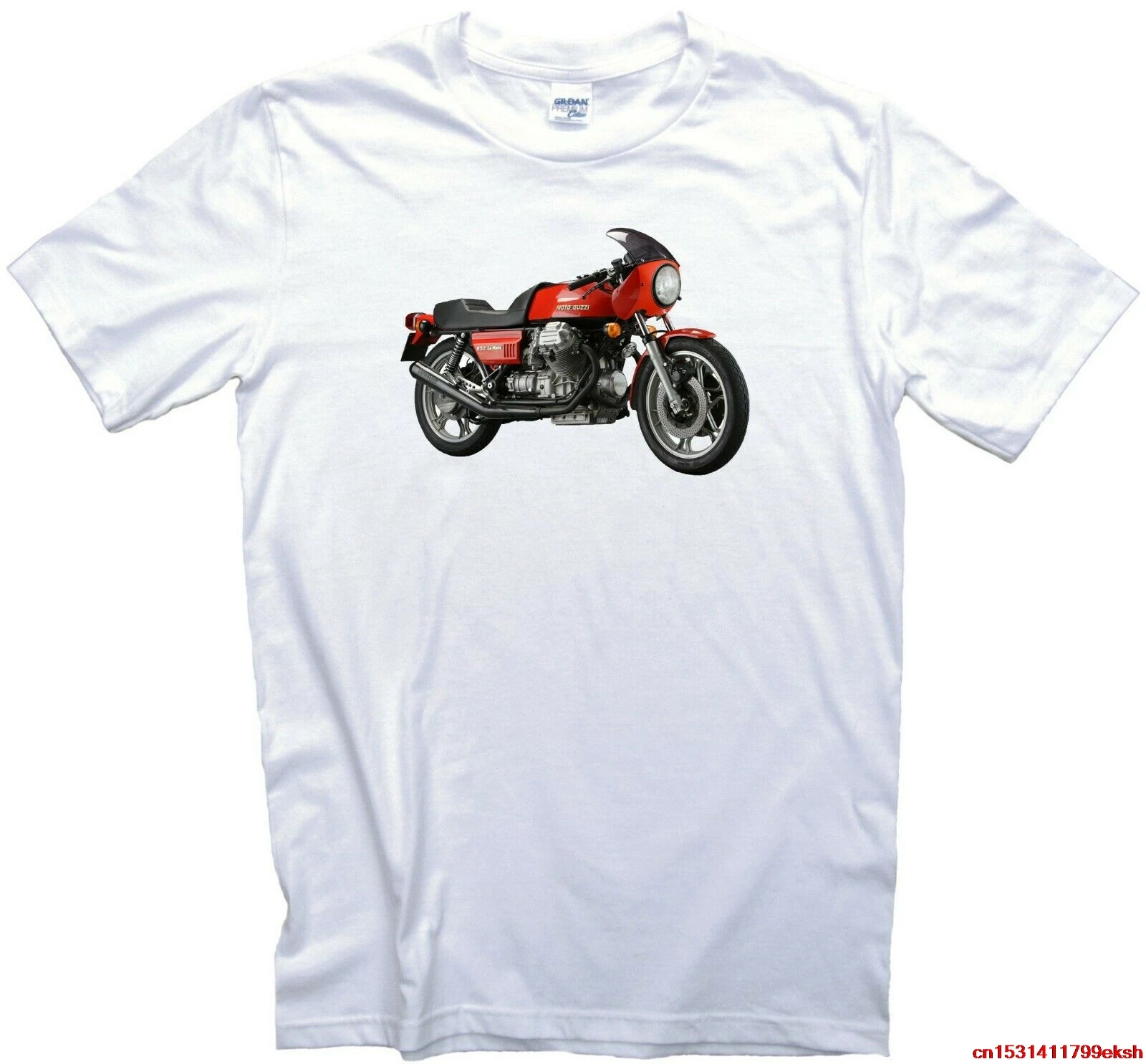 

Мотоциклетная футболка Moto Guzzi Le Mans Мужские, женские и детские размеры. Классический велосипед