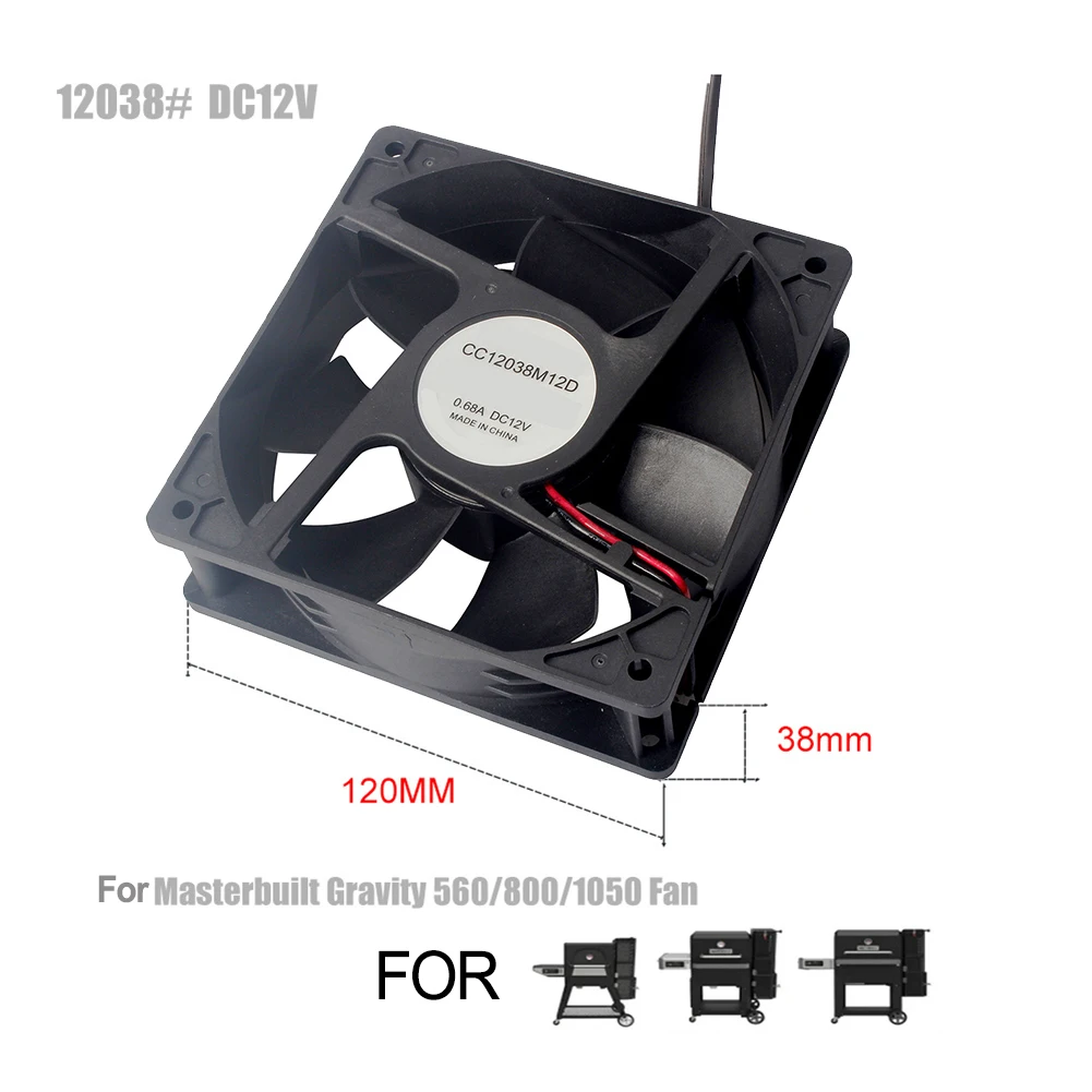 

Enjoy Smooth and Efficient Cooking with This Replacement Fan for Masterbuilt 560/800/1050 Digital Charcoal Grill + Smokers