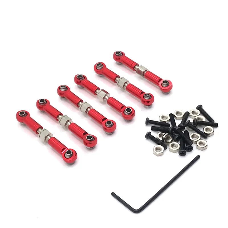 WLtoys 1/18 A949 A959 A969 A979 K929 RC Automotive Metal upgrade accessories, adjustable pull rod modification accessories
