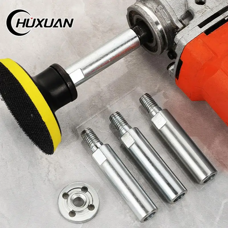 

Angle Grinder Extension Connecting Rod M14 Thread Adapter Extension Rod 80mm Polishing Pad Grinding Connection Rod Accessories