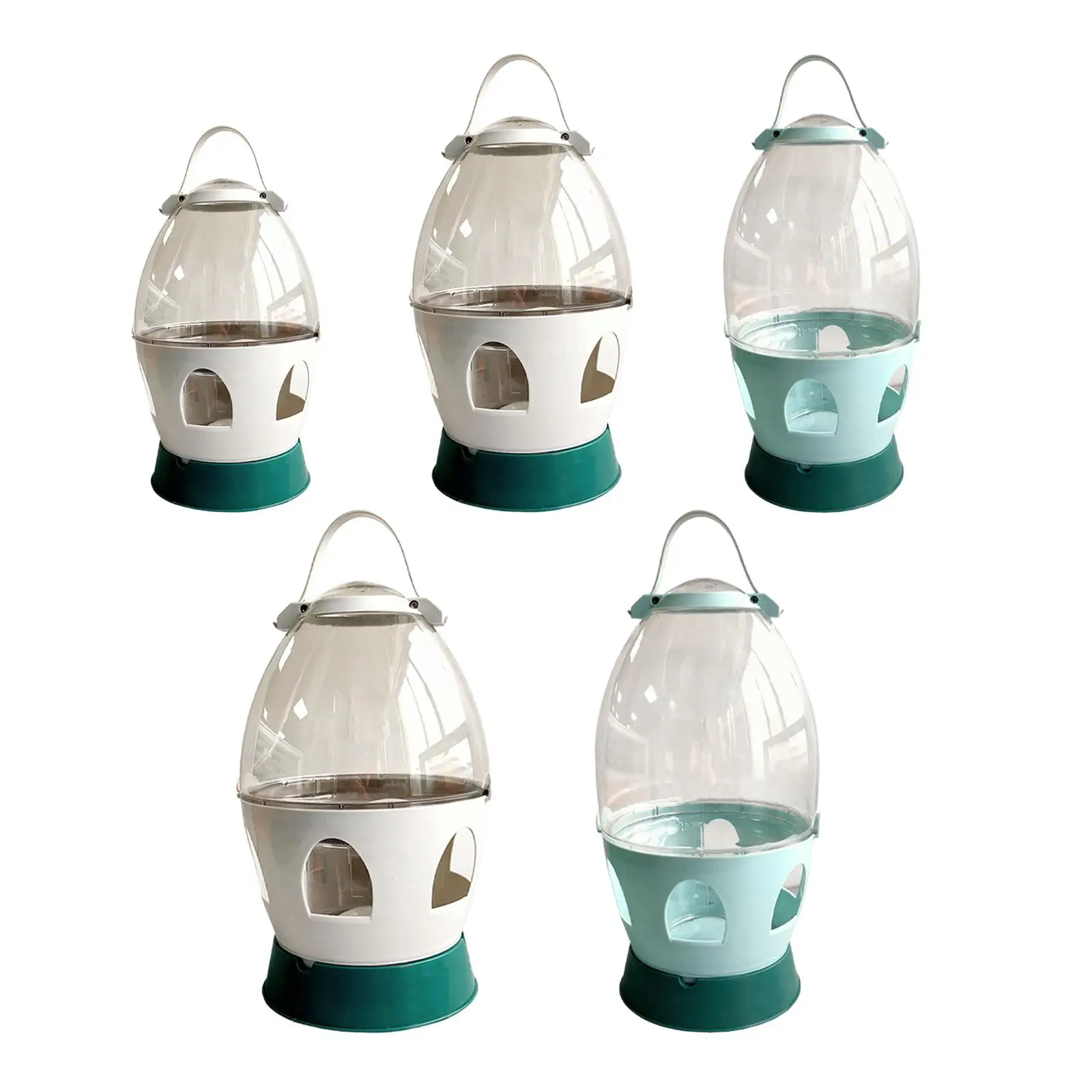 

Pigeon Water Dispenser Feeder with Hanging Handle Water Bird Drinker for Parakeet Chicken Quail Bird Cage Accessories
