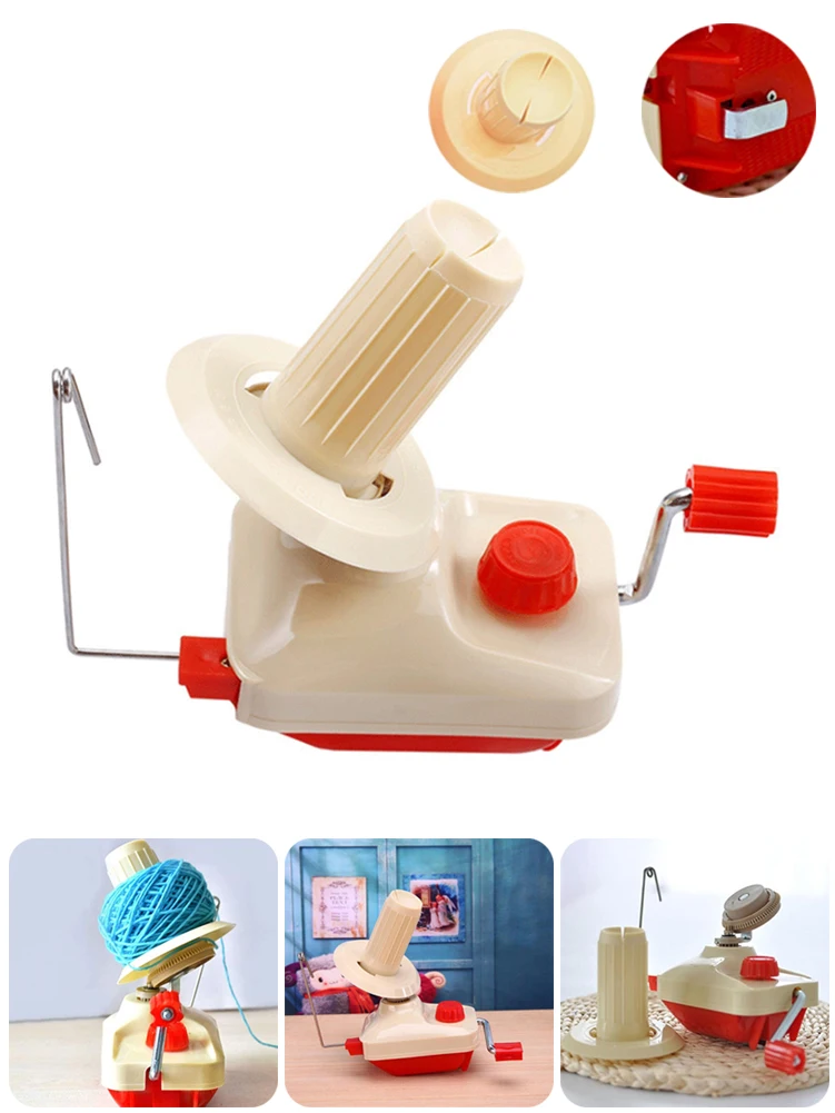 

Portable String Ball Wool Winder Holder Hand Operated Swift Yarn Fiber Cable Winder Machine Fiber Wool Yarn Craft