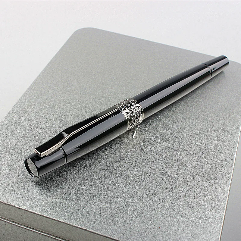

new high quality fountain pen elbow 1.0MM/0.7MM/0.38MM men's office business writing gift ink pen
