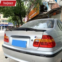 r style real carbon fiber spoiler for bmw 3 series e46 1999 2004 trunk wing sport accessories body kit