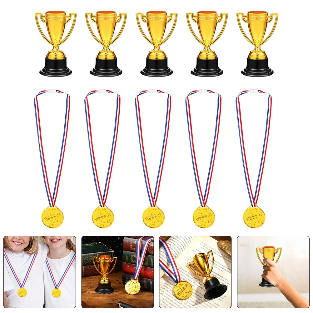 

Trophy Trophies Medals Kids Awardmedal Awardscups Partygold Mini Winner Soccer Children Game Prizes Cup Reward Baseball Prop