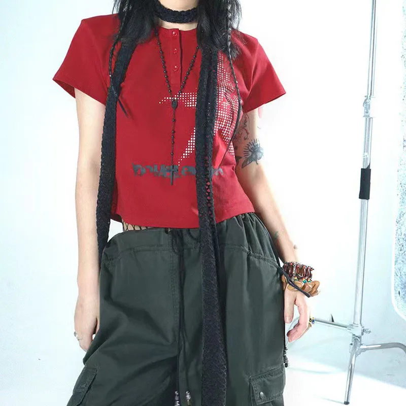 Укороченный топ в стиле Харадзюку