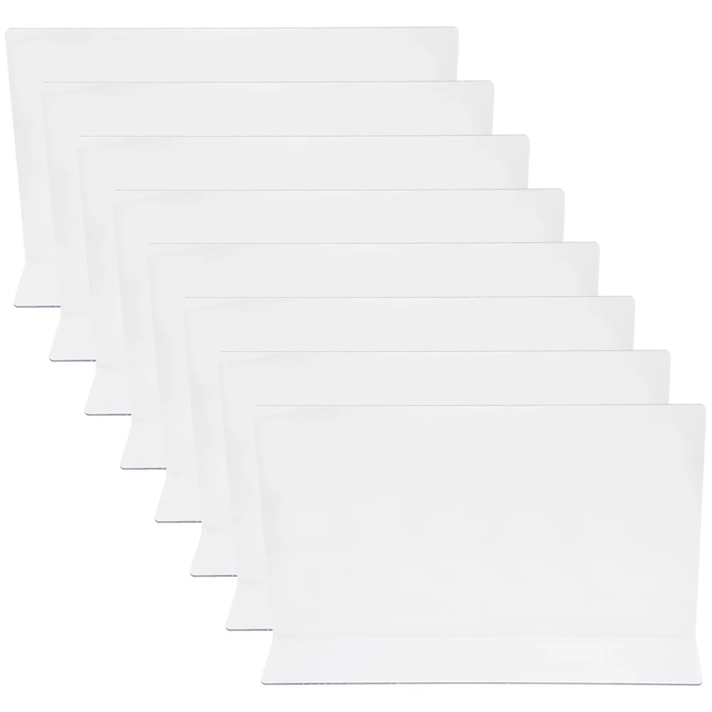 

8 pcs Clear Plastic Shelf Dividers Home Closet Shelf Separator for Bedroom
