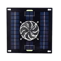 solar powered dual fan kit 5w solar fan for greenhouse 5w outdoor solar panel powered dual fans with cable for cooling and
