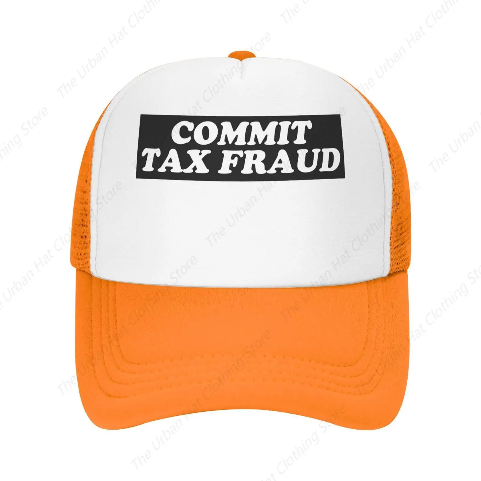Бейсбольная кепка Commit Tax Fraud для мужчин и женщин регулируемая сетчатая шляпа