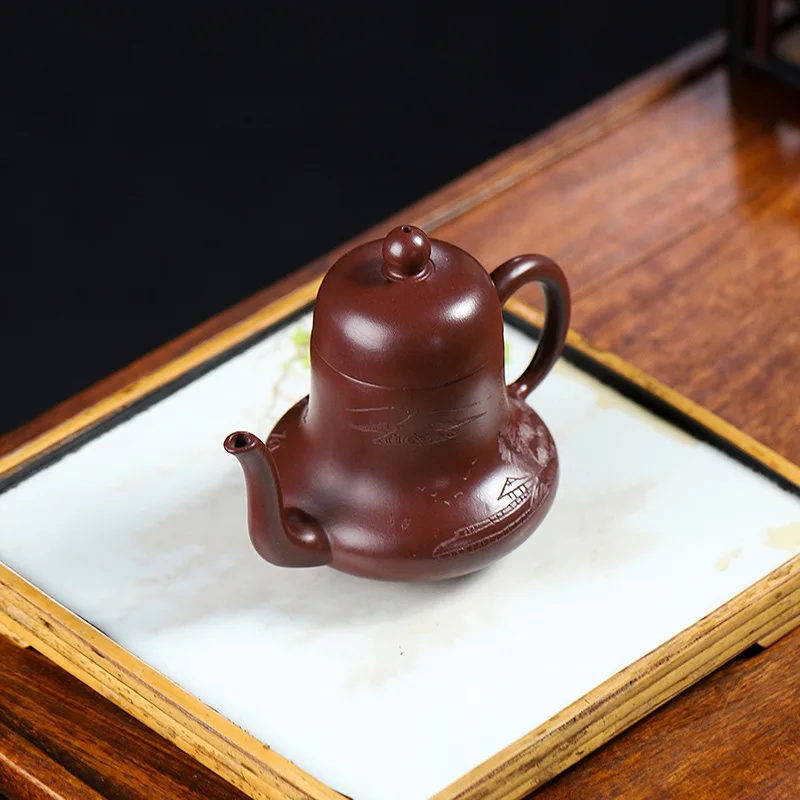 Высококачественный фиолетовый песочный горшок Yixing глиняный чайник ручной