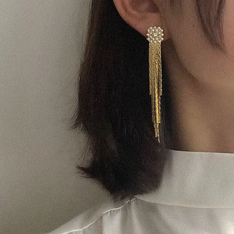 

Серьги-кисточки в европейском и американском стиле