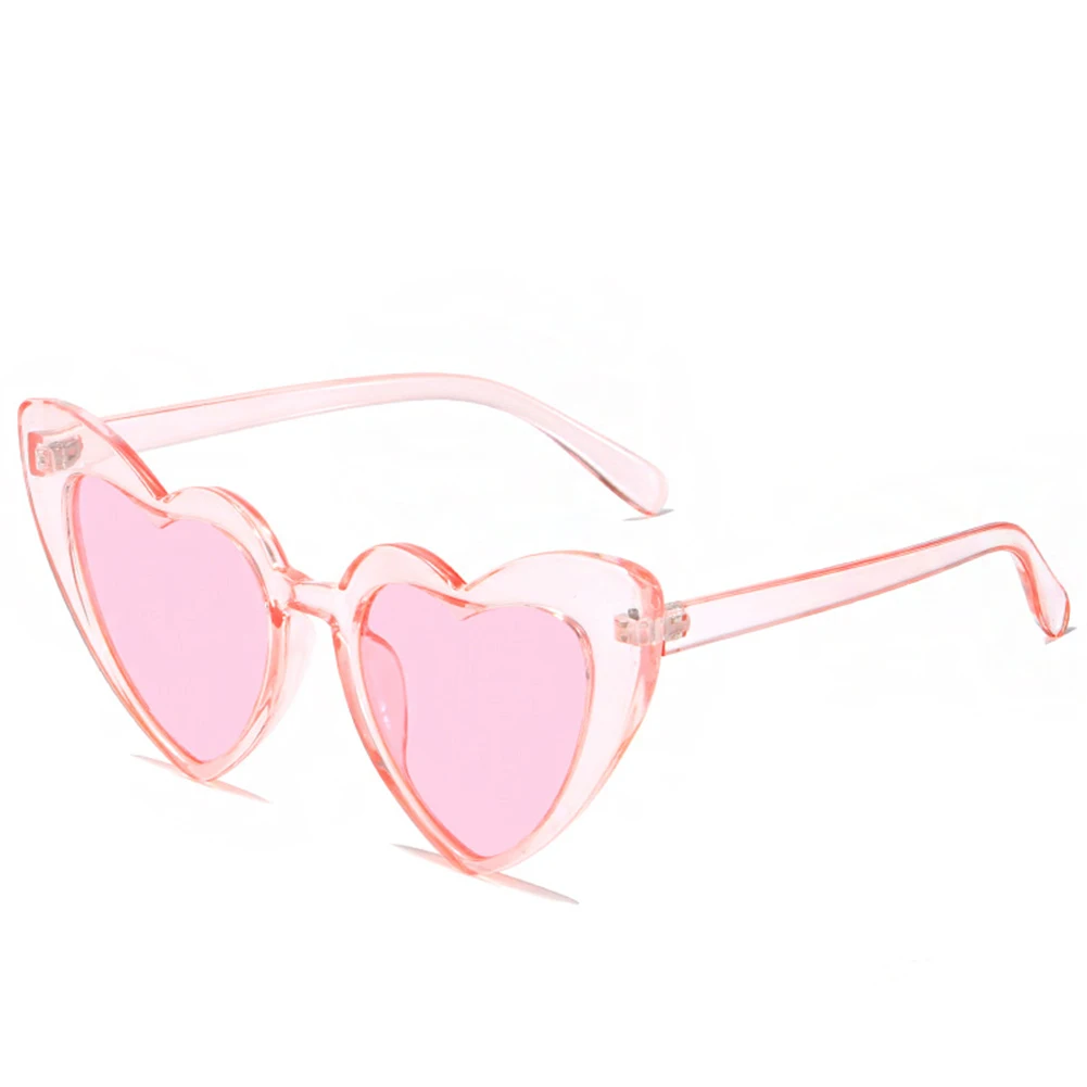 

Fashion Heart Women Sunglasses Personality Big Frame Glitter Sun Shades Glasses 2022 Luxury Brand Eyeglasses UV400 Eyewear