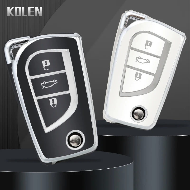 Автомобильный флип-чехол из ТПУ для Toyota Auris Corolla Avensis Verso Yaris чехол Aygo Scion TC IM Camry RAV4 forёрнер Hilux Автомобильный флип-чехол из ТПУ для Toyota Auris Corolla Avensis Verso Yaris чехол Aygo Scion TC IM Camry RAV4 forёрнер Hilux