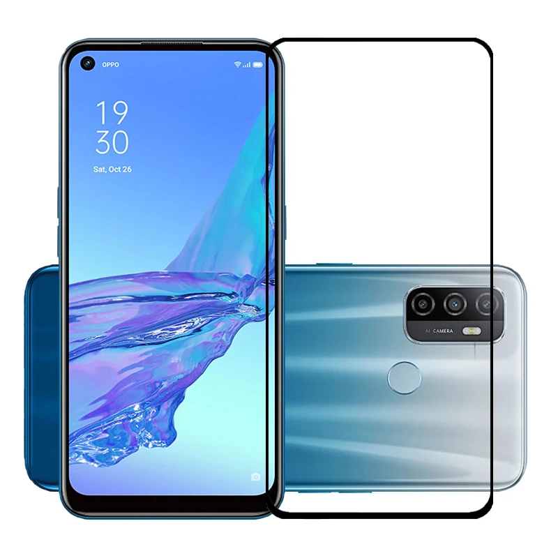 

75 шт./лот 2.5D Премиум Закаленное стекло для OPPO A33 2020 полное покрытие Защитная пленка для экрана для OPPO A33