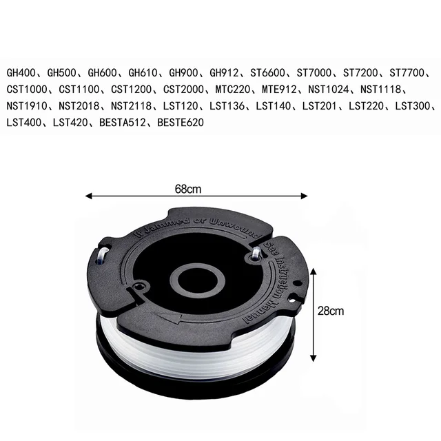 Black & Decker CST1200 Type 2 Parts Diagram for Grass Trimmer