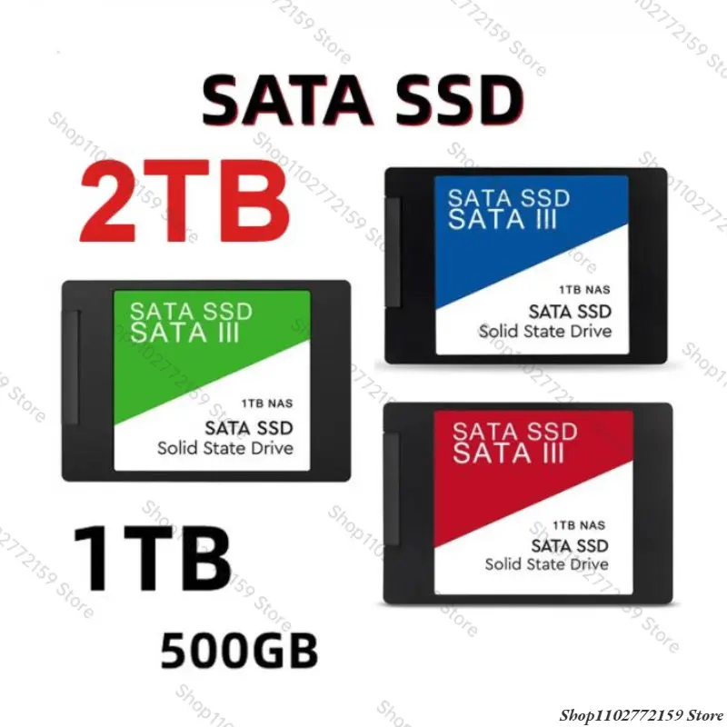 

High Speed Portable SSD 2.5Inch 512GB 4tb Sata Hard Drive For Laptop Micro Computer Desktop 2TB Internal Solid State Hard Disk