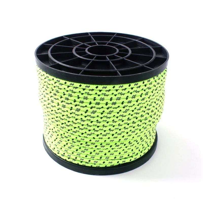 

Светоотражающий шнур для улицы, веревка для парней, направляющий шнур для палатки, веревка с фиксацией ветра, для выживания, тент, веревка дл...