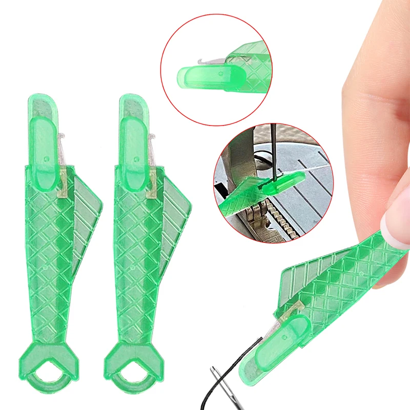 Sewing Machine Mini Needle Threader with Hook Insertion Tool Elderly Quick Automatic Thread Changer Craft Accessories | Дом и сад