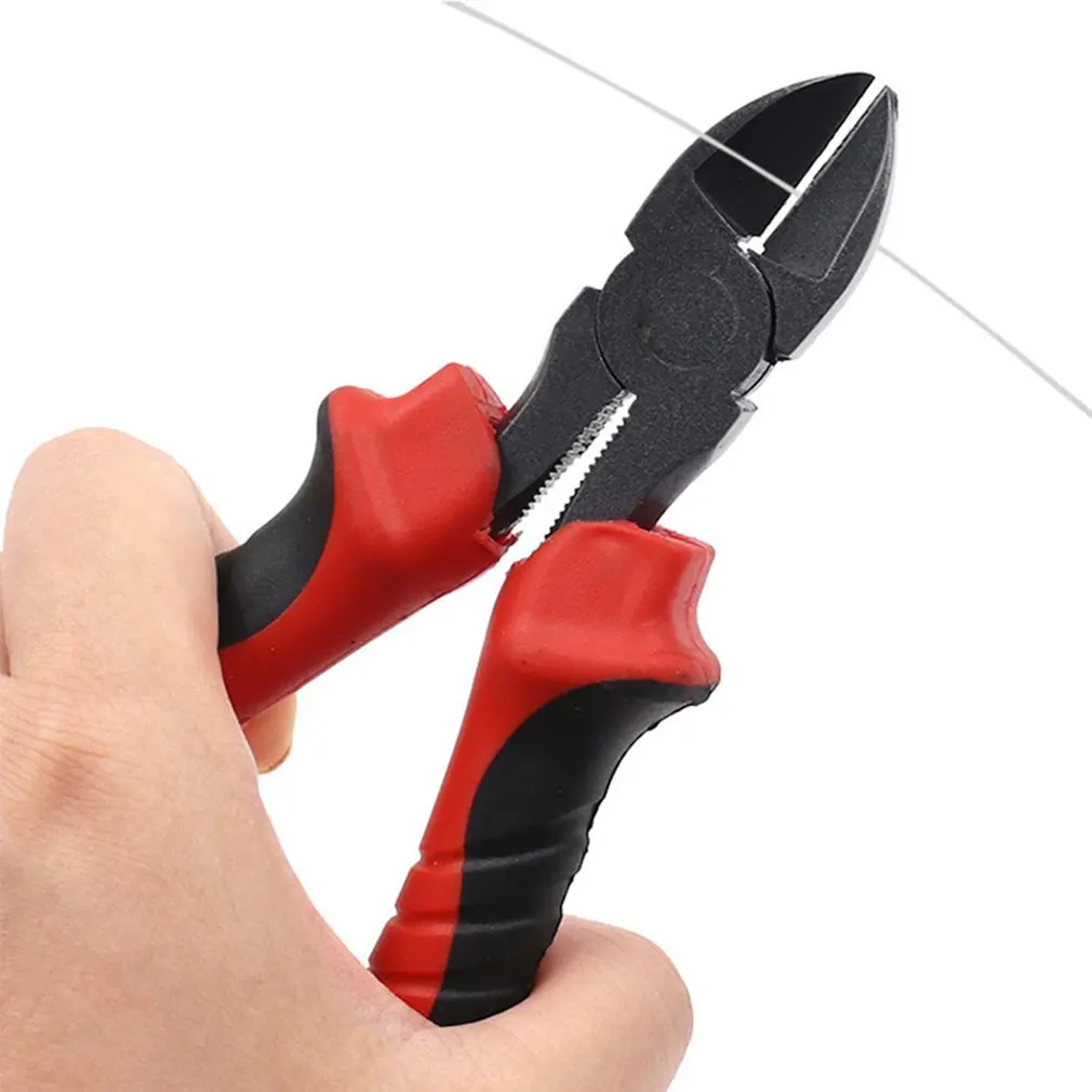 

Мини-плоскогубцы для рыбалки Crazy Shark из высокоуглеродистой стали, резак с кольцами, ножницы для лески/провода, инструмент для удаления крючк...