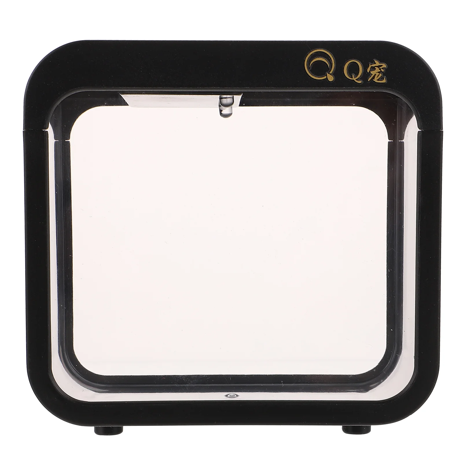 

Tank Aquarium Box Mini Desktop Light Tanks Decoration Battle Transparent Reptile Betta Led Beta Goldfish Detachable Bowl