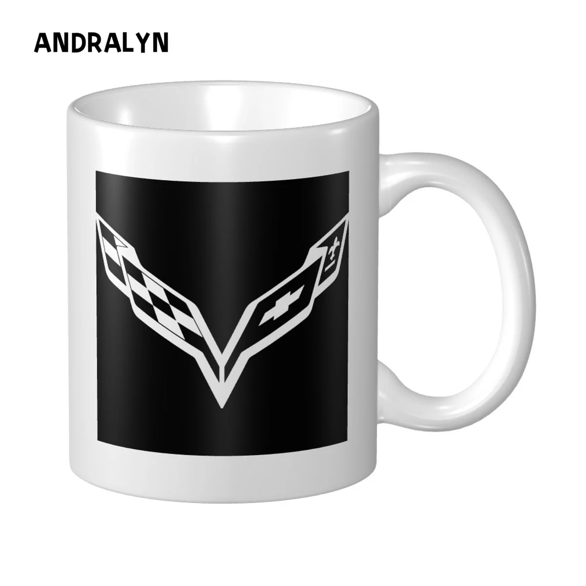 

Chevy Corvette 2 10oz Ceramic Mug Personalized Print Picture Photo LOGO Text