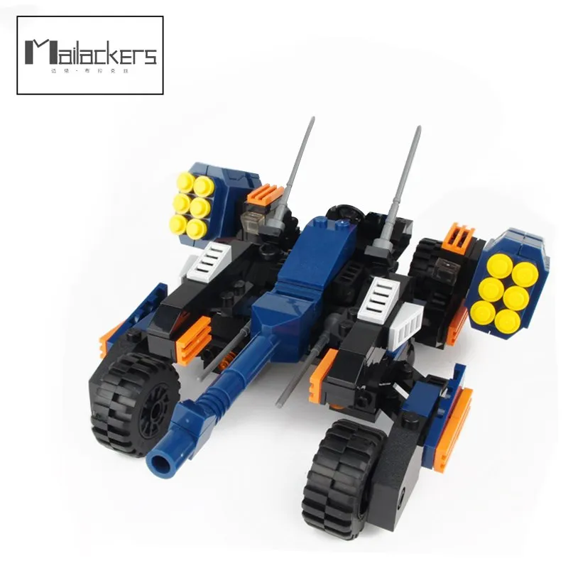 

Mailackers Frontier Series Flame Missile Tank Model Building Blocks Toys for Boy Military Weapon Bricks Construction Block Gifts