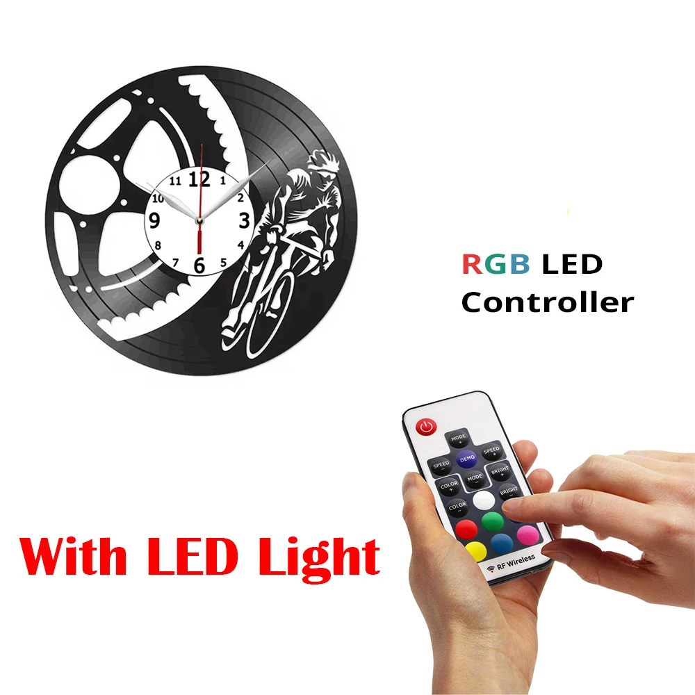 

Доставка! Бесплатная доставка! Велосипедные часы с виниловой пластиной