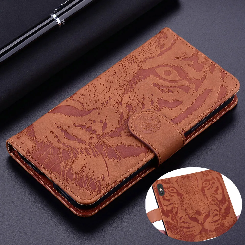 

XR20 G21 G11 Plus C 21 Flip Case Tiger Leather Capa for Nokia G60 Luxury Cover 360 Protect Wallet Funda Nokia X10 X20 X 20 G 10