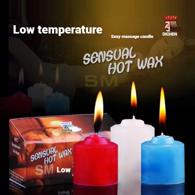 Сексуальная свеча БДСМ Низкотемпературные капельные свечи SM Секс-игрушки для