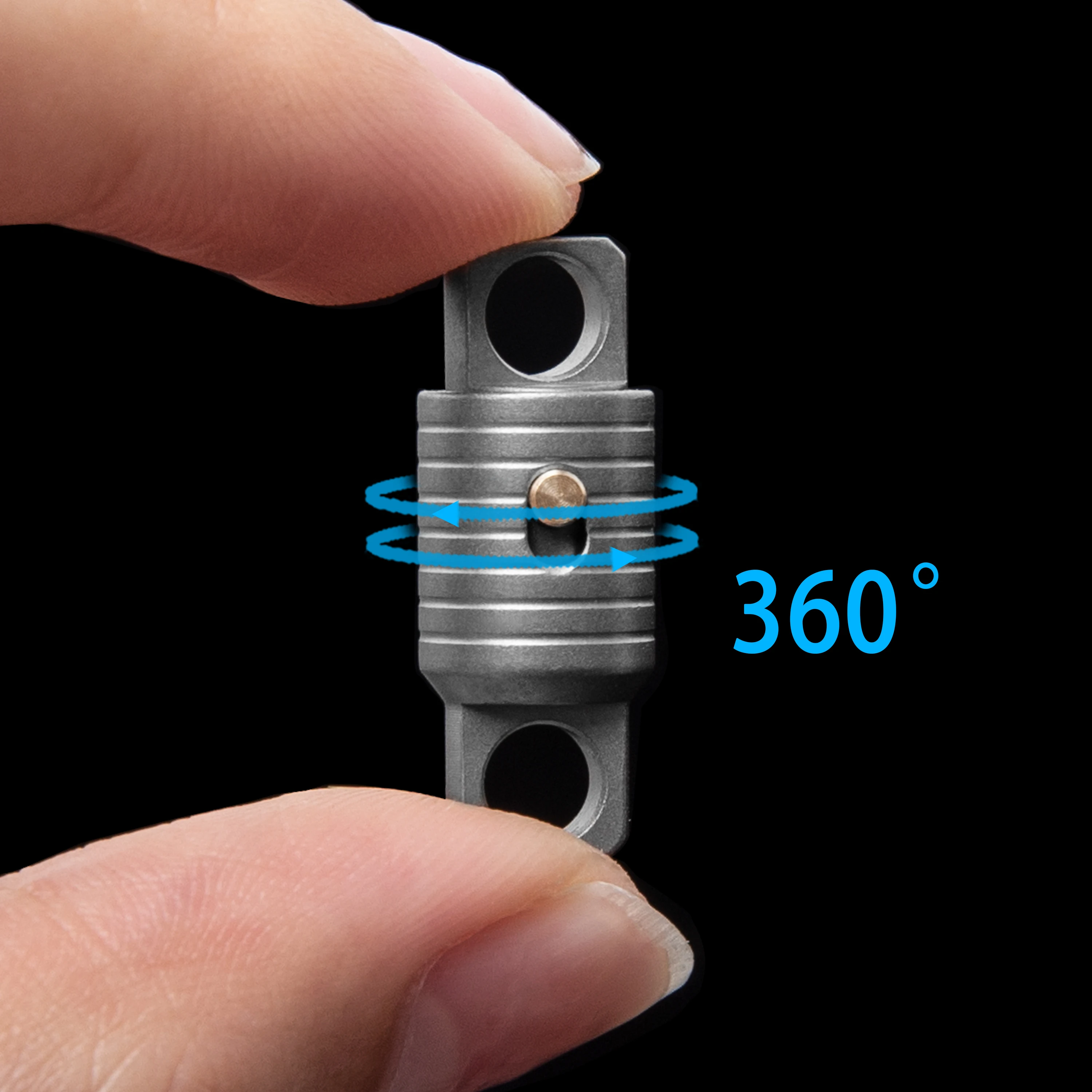 Мини-брелок из титанового сплава портативный быстросъемный прочный бытовой