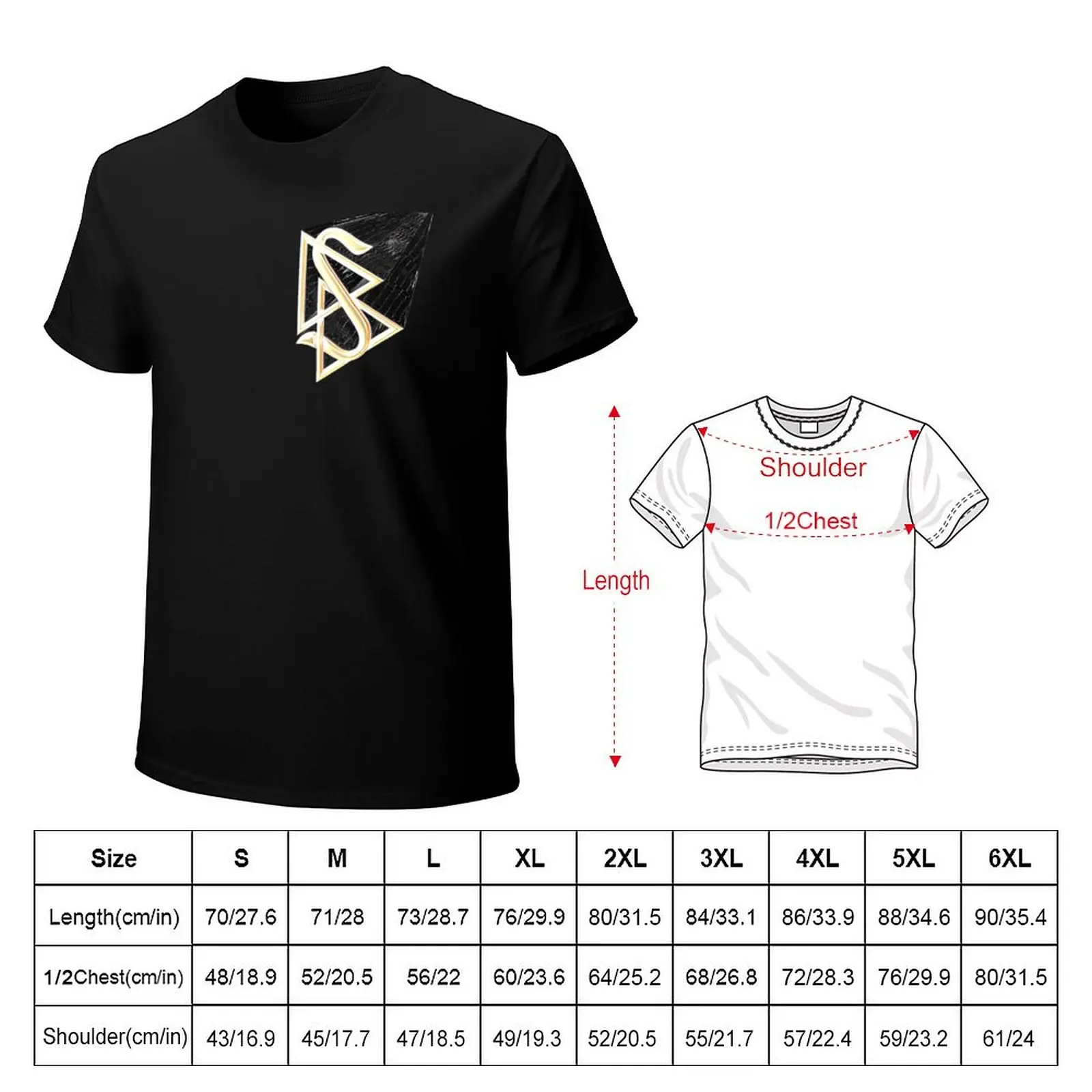 Фото Футболка SCIENTOLOGY из черной лакированной кожи с логотипом (узором) аллигатора, рождественская, повседневная, с коротким рукавом. №2