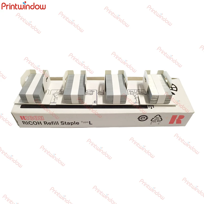 411241 Staple Type L Original for Ricoh ficio 1060 1075 MP6001 MP6001SP MPC4502 MPC5502 BK5000 Staple Cartridge 1 Box of 4