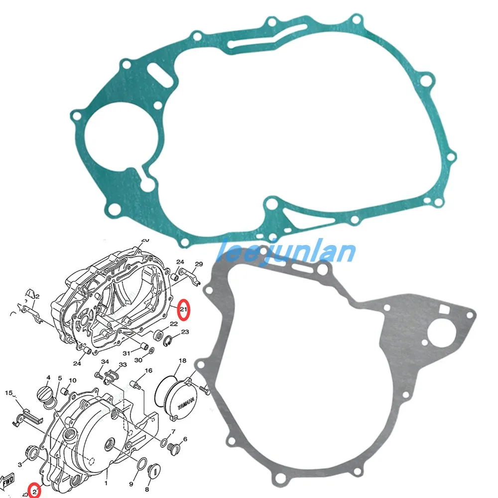 Фото Для Yamaha XVS650 98-17 XVS400 97-17 лет, генератор, накладка на боковую крышку сцепления №1