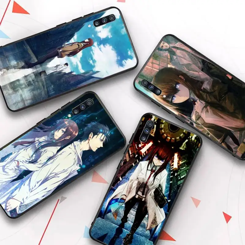 

Steins Gate Okabe Manga Phone Case for Samsung S20 lite S21 S10 S9 plus for Redmi Note8 9pro for Huawei Y6 cover