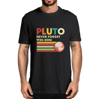 pluto never forget 1930 2006 2020 fashion summer top vintage mens t shirt