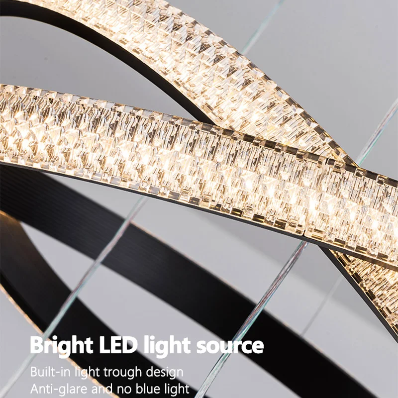 Современная Женская Роскошная потолочная хрустальная люстра для ресторана