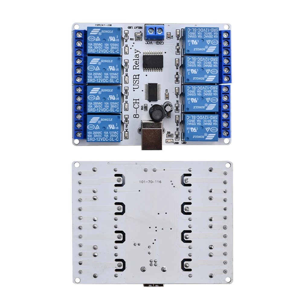 

Aideepen Relay Основы 8-канальный релейный модуль 12В