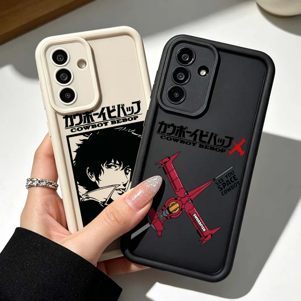 Фото Чехол для телефона с изображением Cowboy Bebop для Samsung Galaxy A71 A57 A56 A55 A54 A53 A52s A17 A16 A06, силиконовый чехол с рисунком Eye Ladder №1
