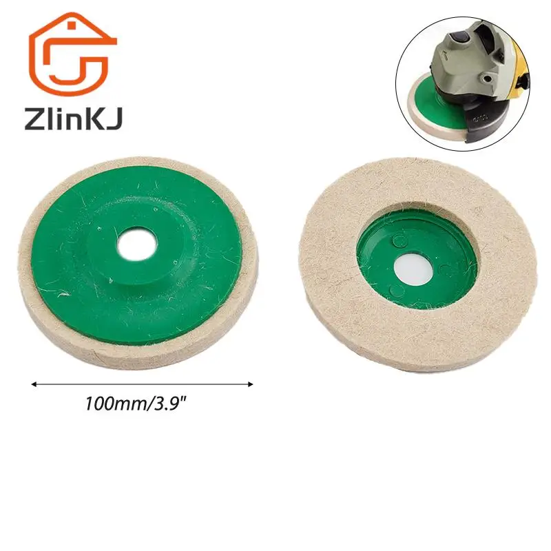 

1pcs Wool Polishing Wheel Buffing Pads Angle Grinder Wheel Felt Polishing Disc for Metal Marble Glass Ceramics Tools 100×8 mm