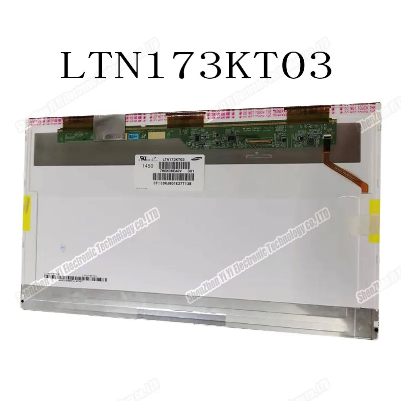 LTN173KT03 17.3"LED matrix For HP Pavilion 17-G 17-g121wm 17-F 17-F115DX laptop lcd screen panel Display Replacement 1600*900 HD