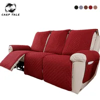 Three-seat Split Sofa Cover for Living Room Waterproof Non-slip Furniture Protection Cover Home 3-seater Recliner Armchair Cover