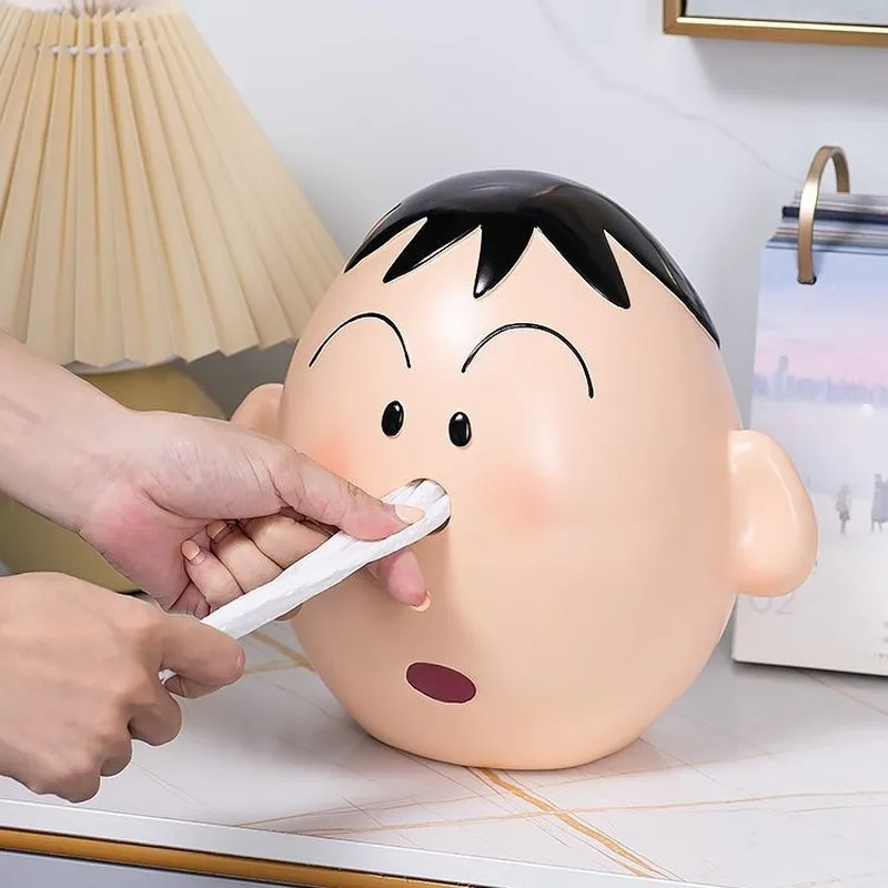 Kawaii карандаш Шин Чан мультяшный валик для бумаги креативная бытовая коробка