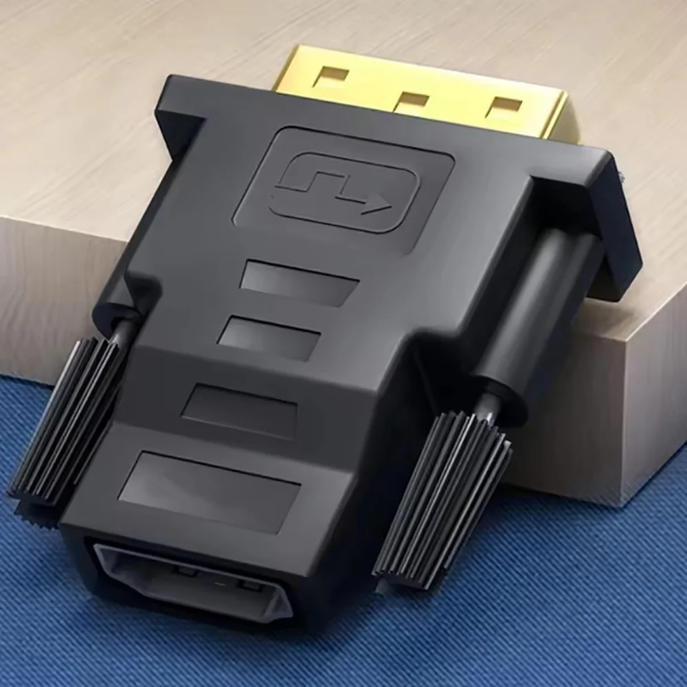 Фото Кабель-адаптер DVI-HDMI 1080P, двунаправленный коннектор DVI (штекер-гнездо) для PS3, проектора, ноутбука, ТВ-приставки №1