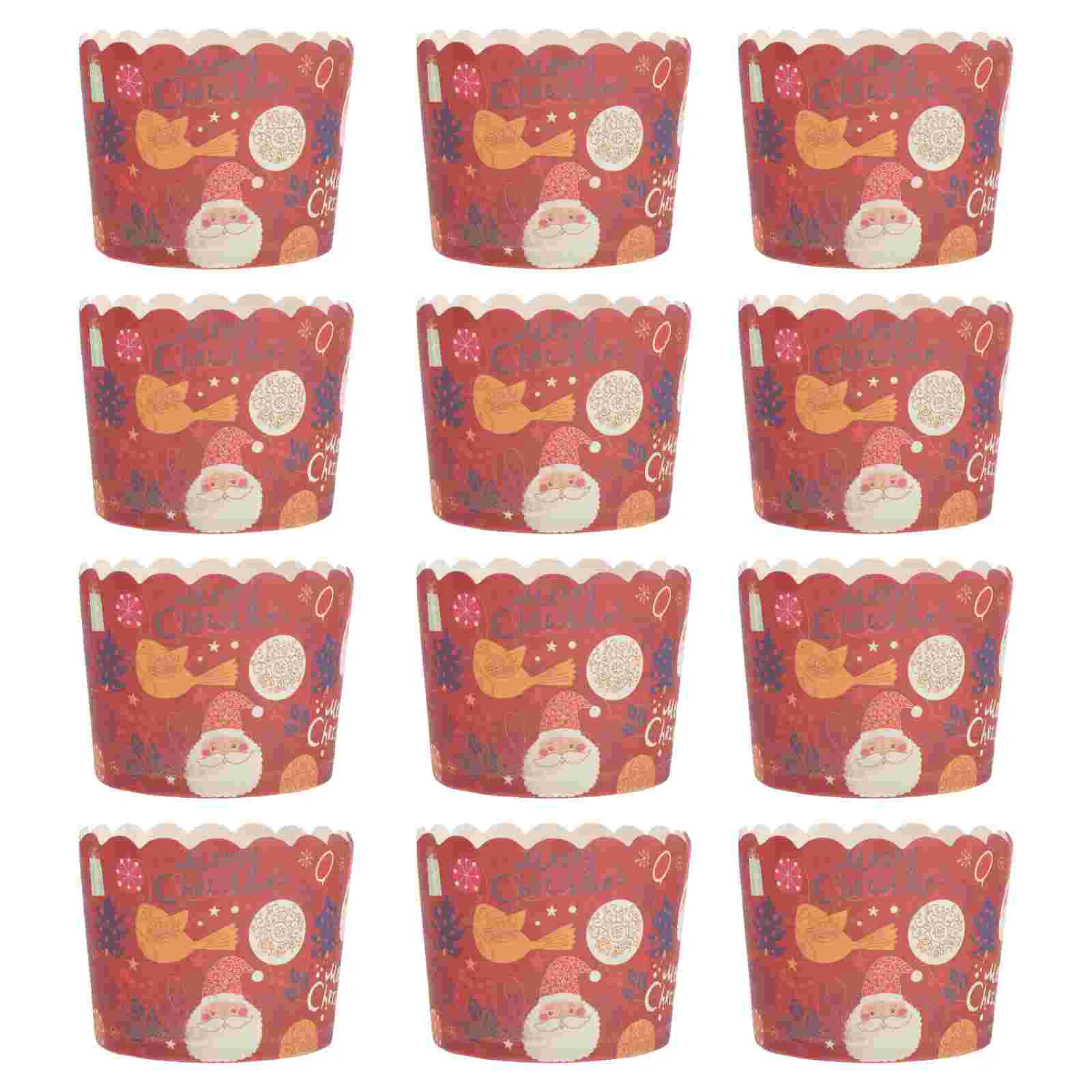 

Christmas Baking Cups Cupcake Cup Liners Candy Muffin Abake Wave Holiday Supplies Paper Cakemini Decorations Wrappers