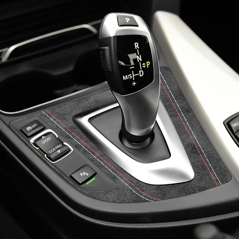 Для BMW 3 4 серии F30 F34 F32 F33 F36 из алькантары крышка панели переключения передач