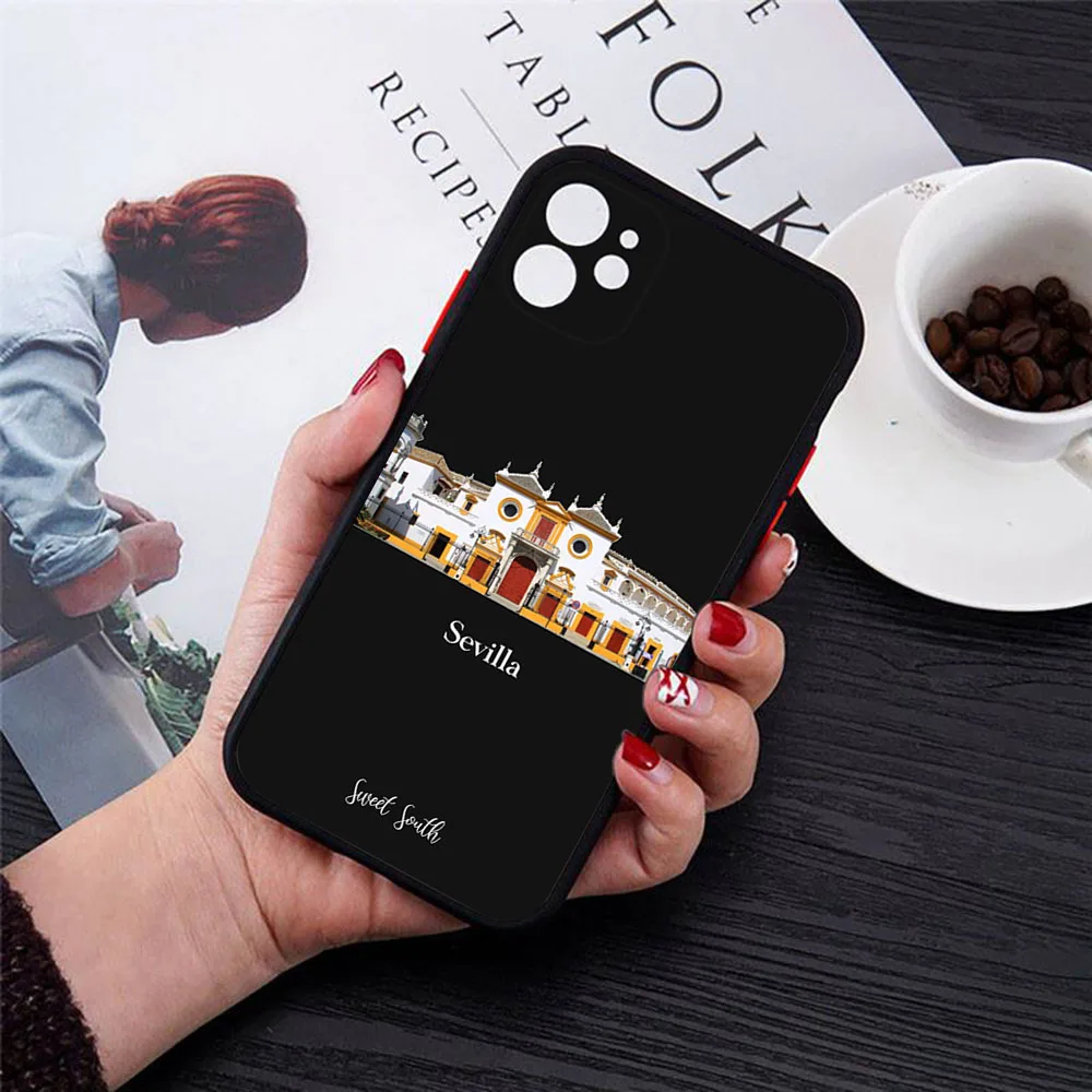 Полупрозрачный чехол для телефона Skin Feel iPhone 16 Pro Max 15 14 13 12 11 7 8 SE XR Horse Knight Cow Letters Line